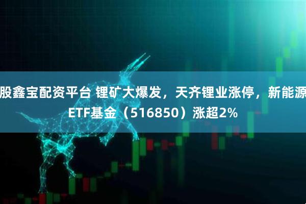 股鑫宝配资平台 锂矿大爆发，天齐锂业涨停，新能源ETF基金（516850）涨超2%